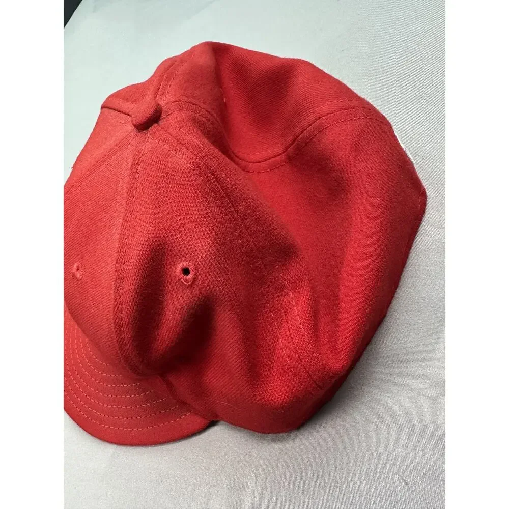Washington Nationals Hat Cap Fitted Mens 8 Red MLB Baseball On Field New Era